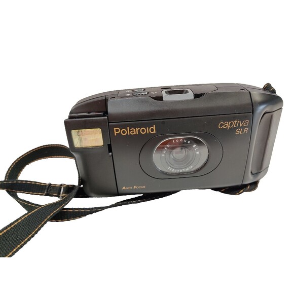 Vintage Polaroid Captiva SLR Auto Focus Instant Camera w/ Strap Untested - Picture 9 of 15